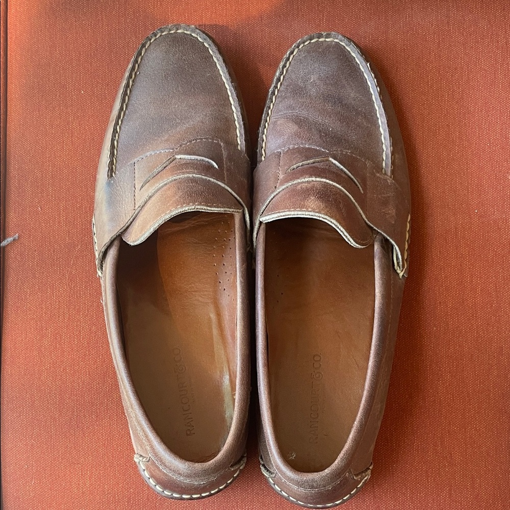 Classic Brown Leather Loafers
